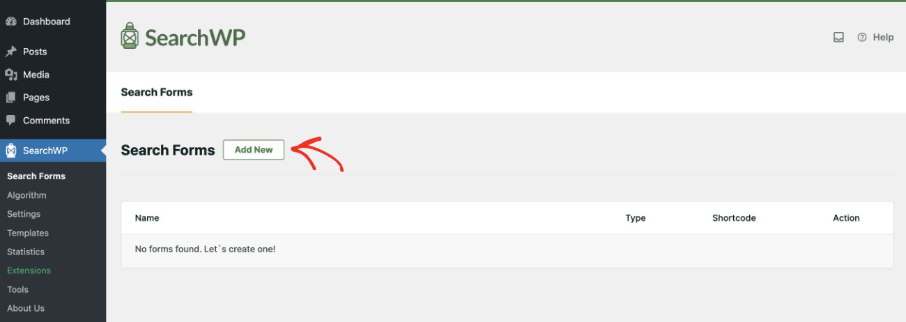 How To Display Clickable Keywords Below The Search Bar In WordPress: Create the search form step 1