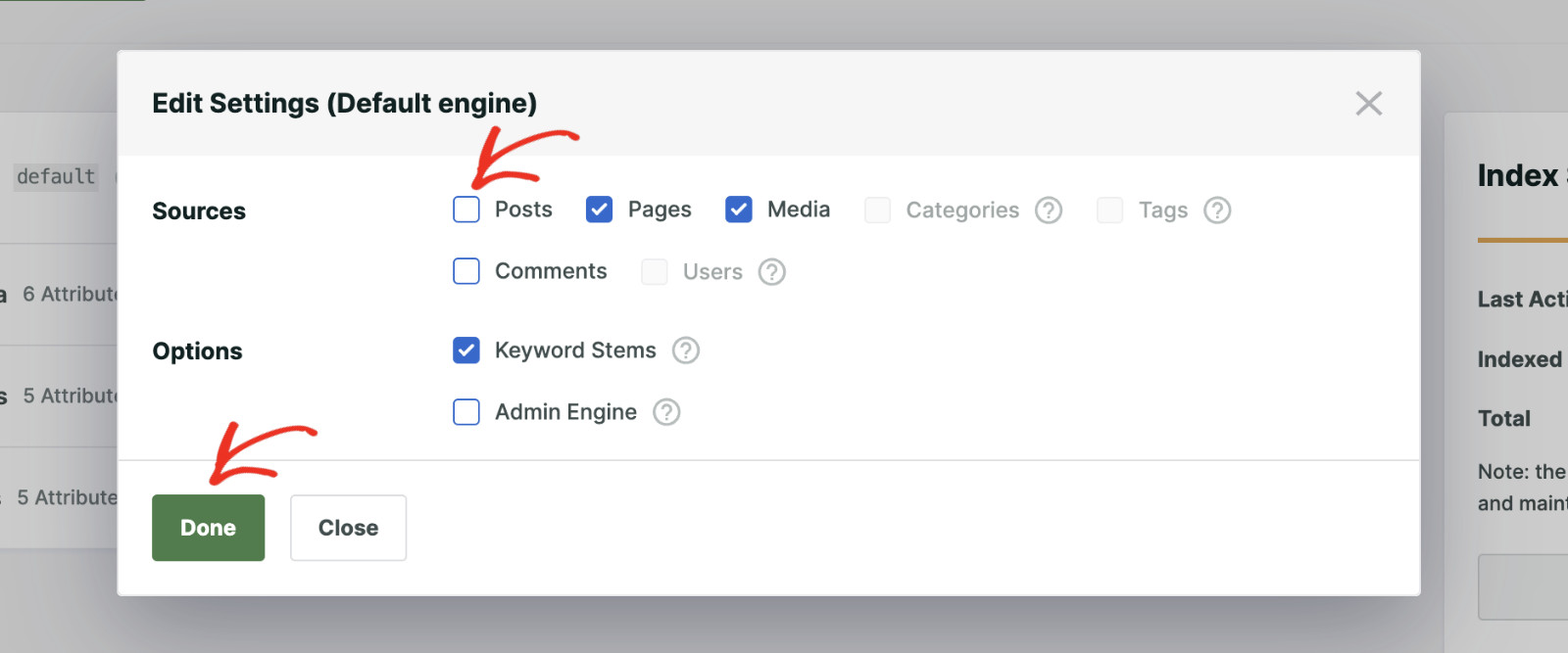 Exclude all posts - SearchWP How to Exclude Pages from Site Search Results in WordPress: Exclude All Pages/Posts Step 4