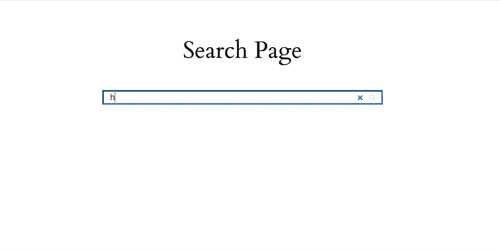 How To Add Live Search To WordPress For Free: How the live search looks finally