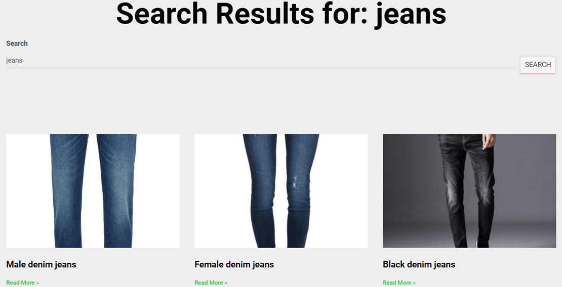WooCommerce search results after restricting product search to product title only (1)