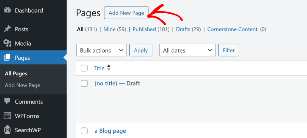 Add a new page - SearchWP Add a new page
