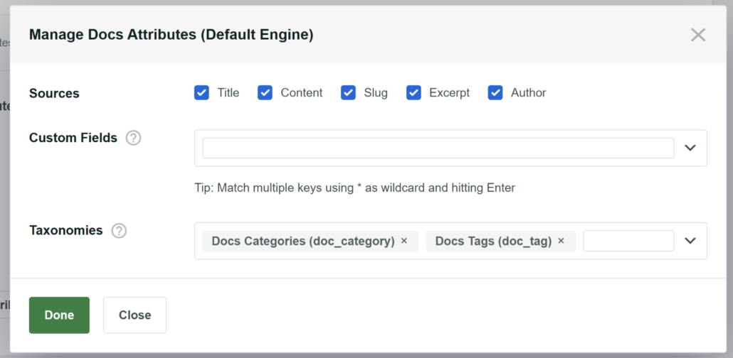 Add attribute for docs