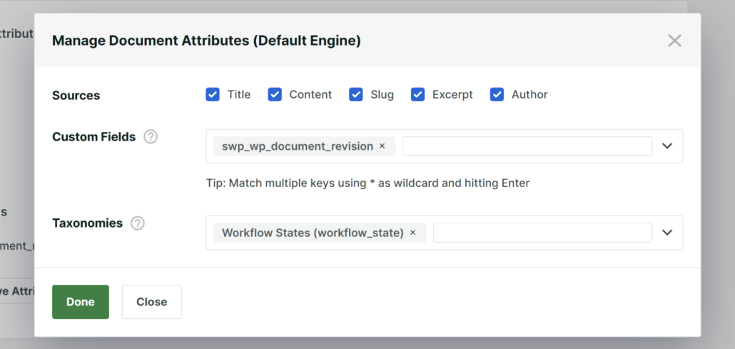 Add document attributes - SearchWP Add document attributes