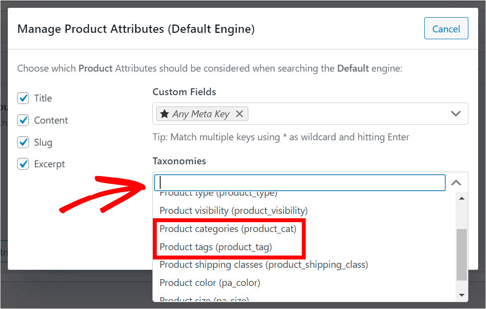 add product categories and tags
