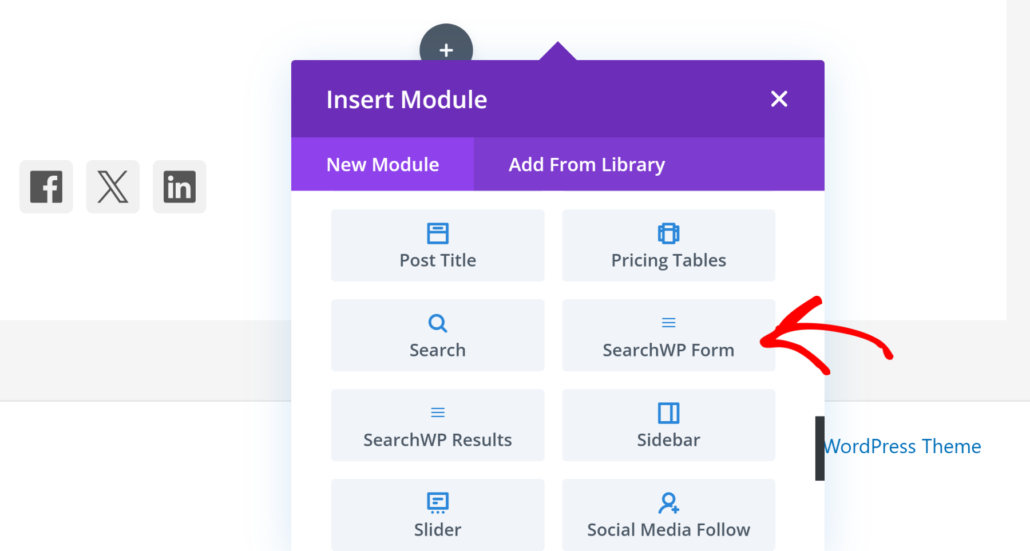Add SearchWP forms module