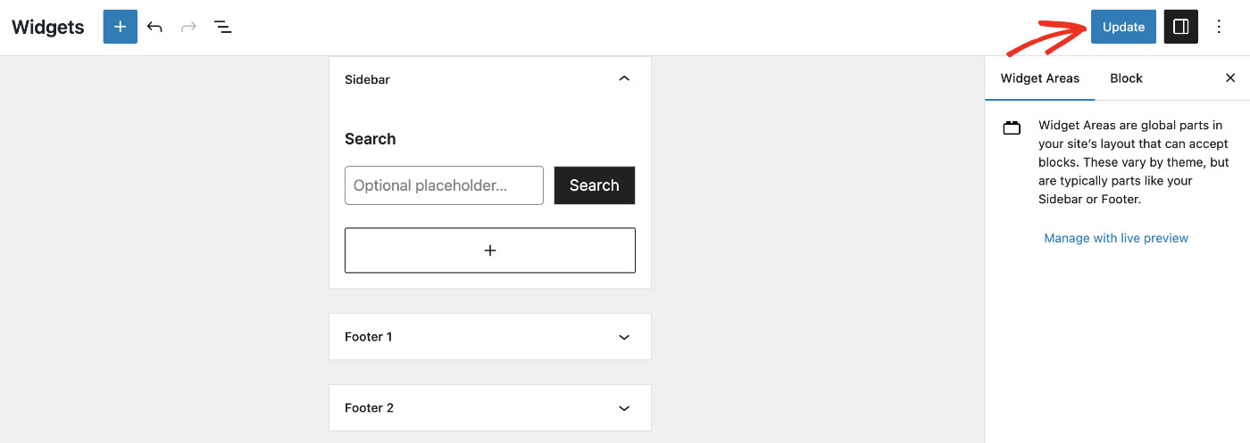 How to Add Custom WooCommerce Search Widgets: Adding Search Widget Step 4