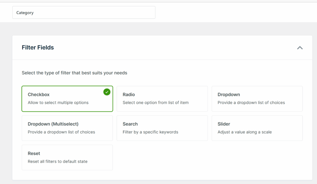 Choose a filter field - SearchWP Choose a filter field