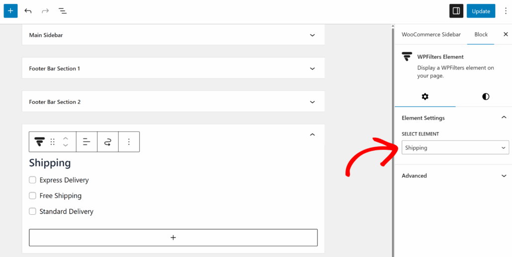 Choose shipping filter - SearchWP Choose shipping filter
