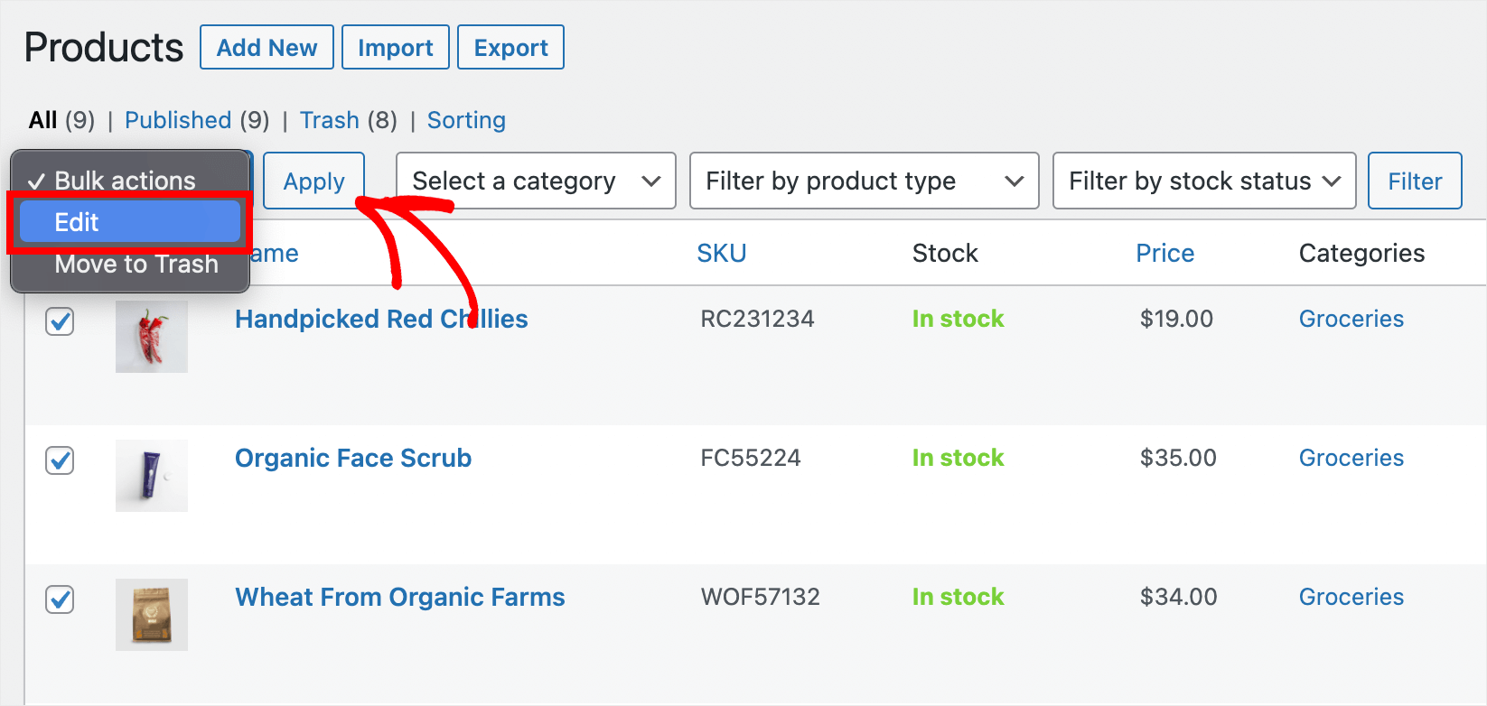 click Apply - SearchWP click Apply