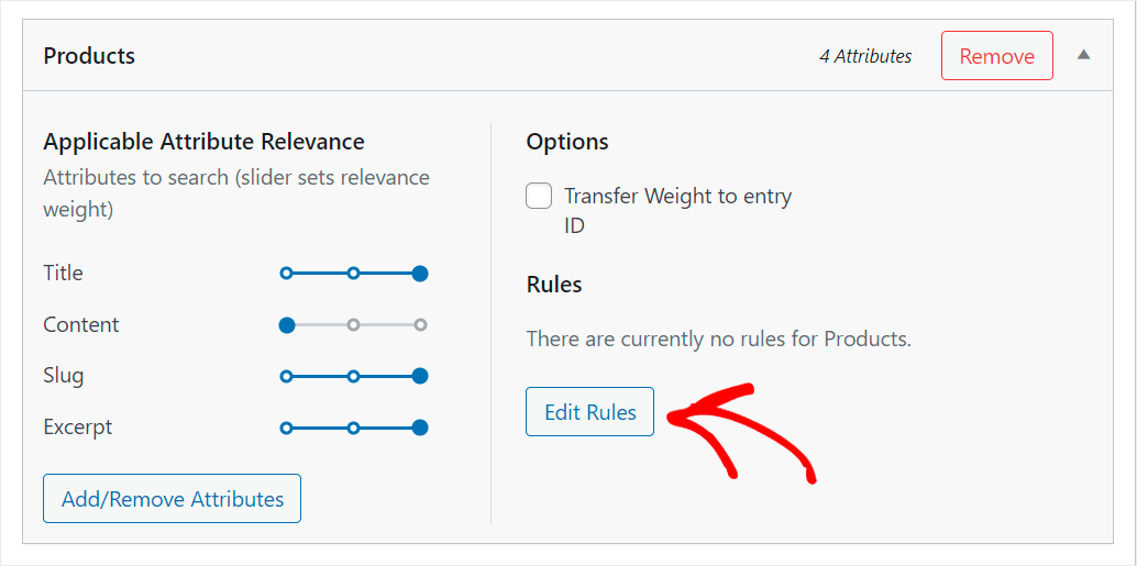 click Edit Rules