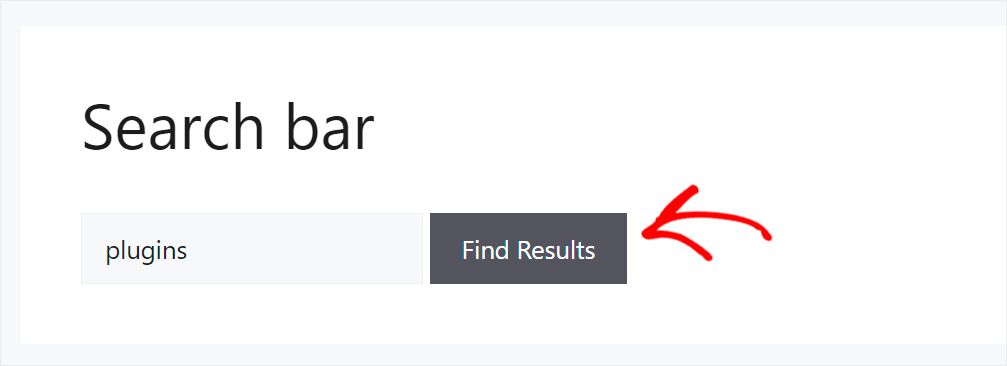 How To Highlight Search Terms In WordPress:  see search highlights in action step 1.