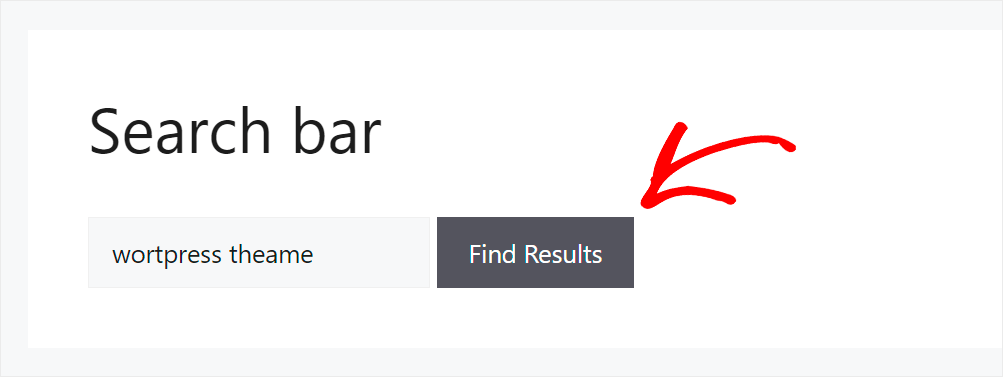 click Find Results - SearchWP click Find Results