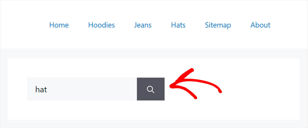 click search - SearchWP click search