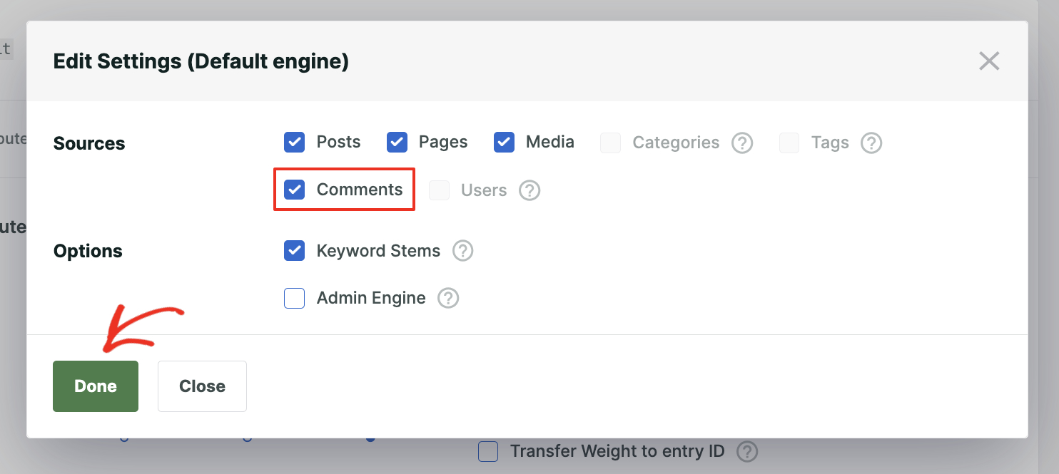 How To Make Comments Searchable In WordPress - SearchWP How To Make Comments Searchable In WordPress: Configure Search Engine Step 2