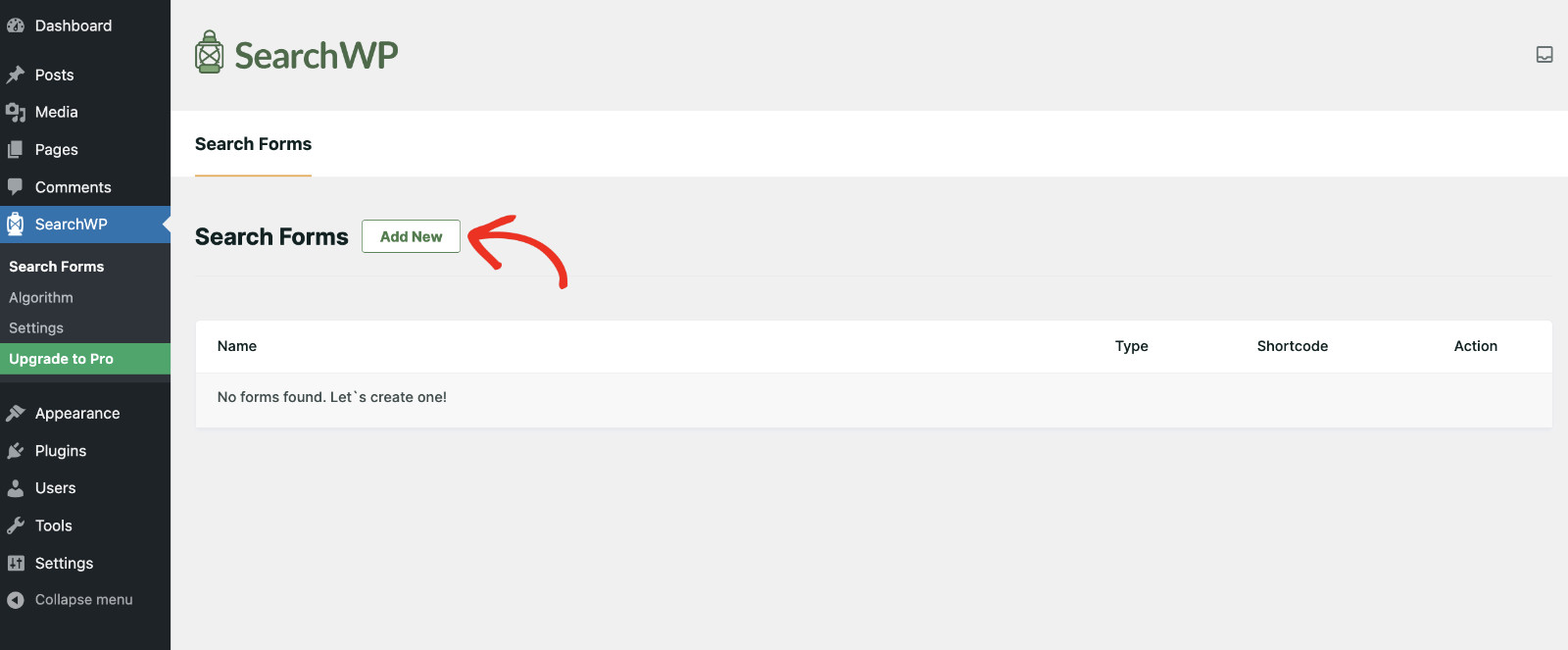 How To Add Live Search To WordPress For Free: Create Live Search Form Step 2