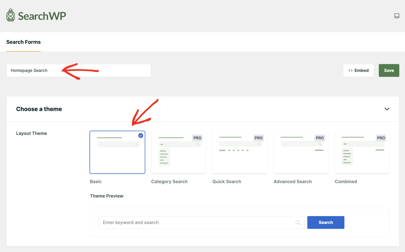 How To Add Live Search To WordPress For Free: Create Live Search Form Step 3