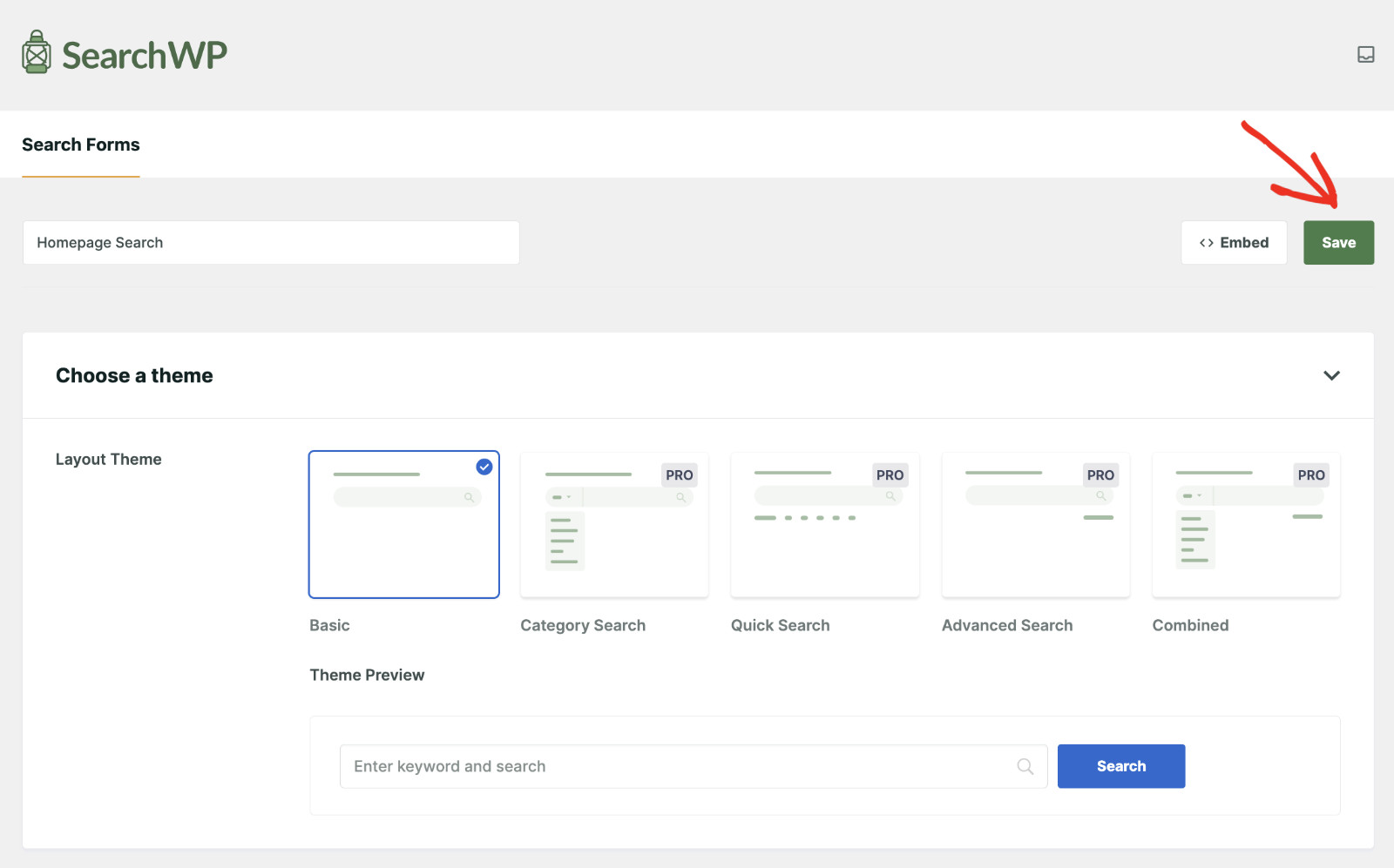 How To Add Live Search To WordPress For Free: Create Live Search Form Step 5