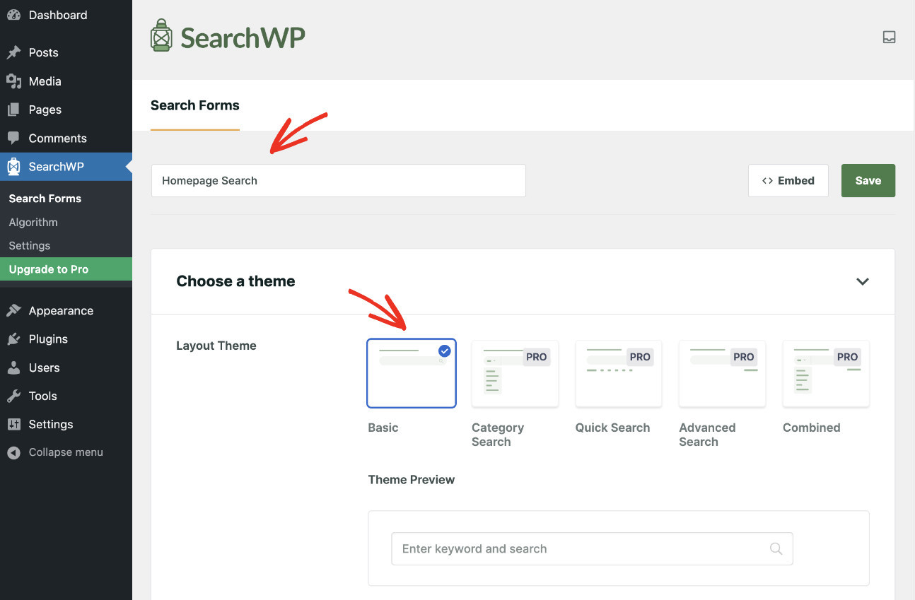 Live Ajax Search v1.8.0 Revamped With Exciting New Features: Create Search Form Step 2