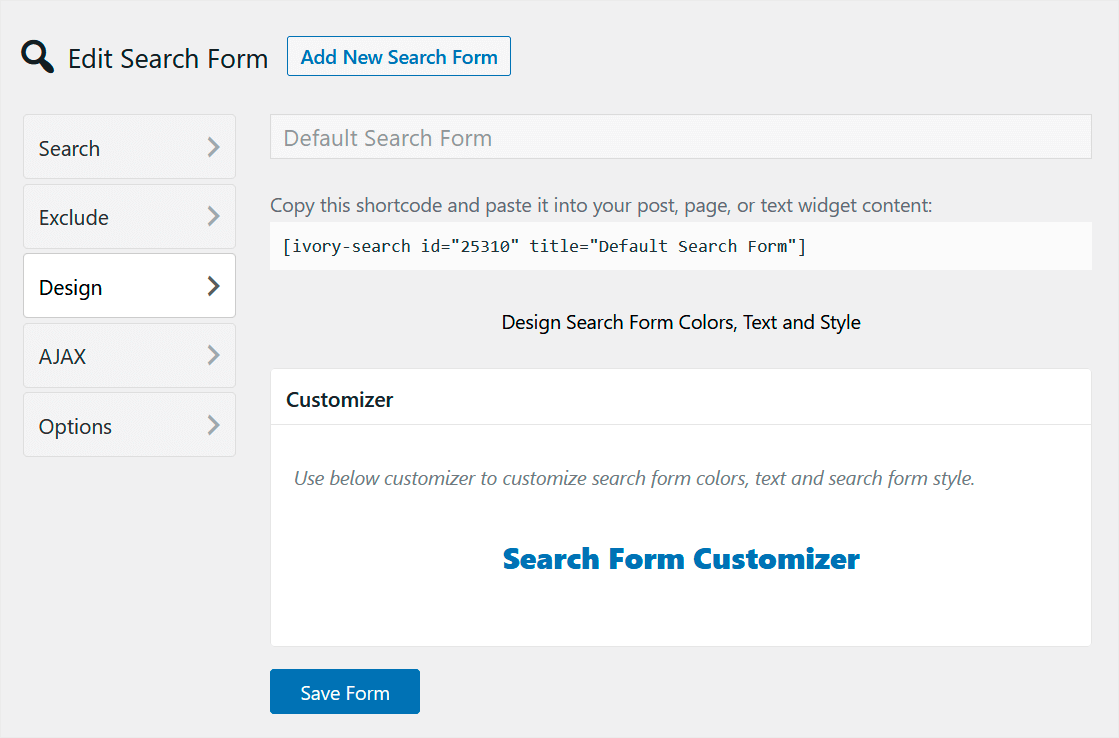 customize your live search form - SearchWP customize your live search form