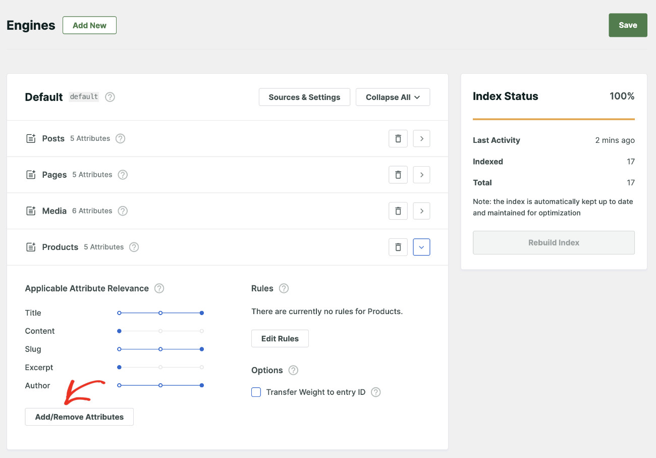 How to Restrict WooCommerce Product Search to Title Only: Configuring Engine Step 3