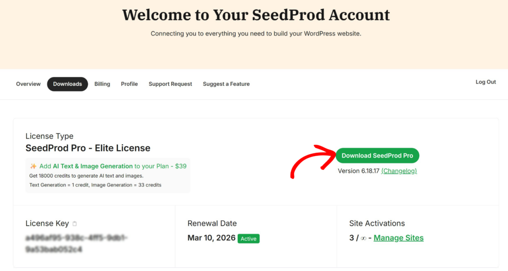Download SeedProd