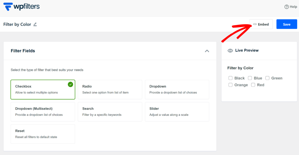 Embed product attribute filter - SearchWP Embed product attribute filter