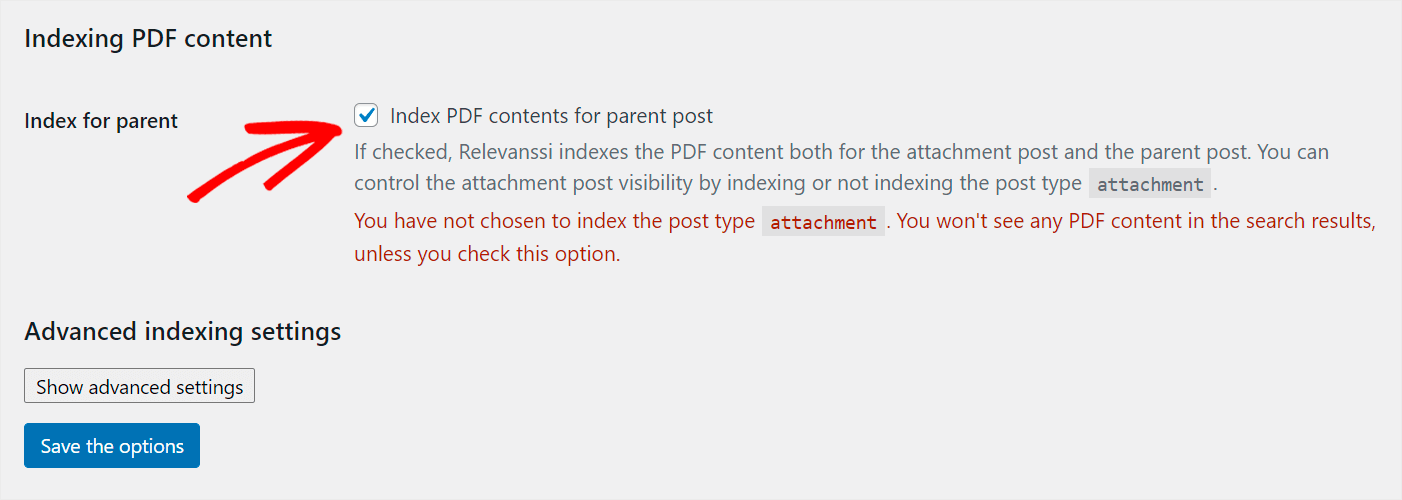 enable PDF indexing in Relevanssi - SearchWP enable PDF indexing in Relevanssi