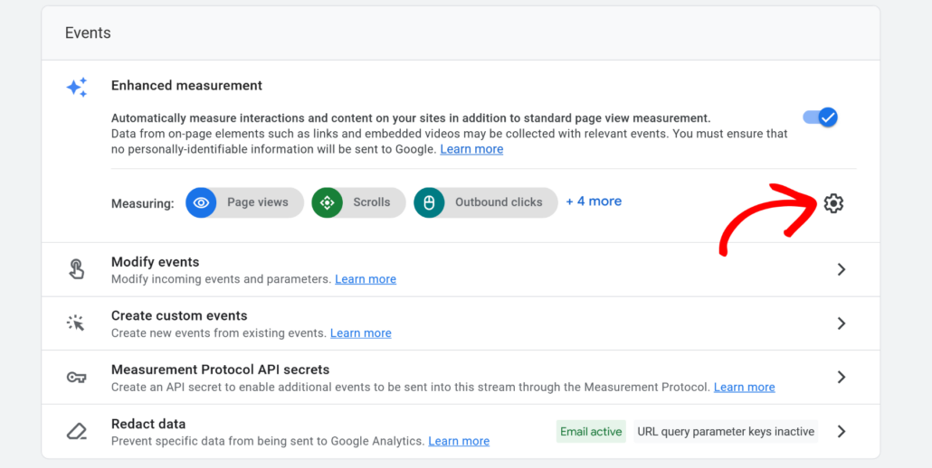 Enable enhanced measurement - SearchWP Enable enhanced measurement
