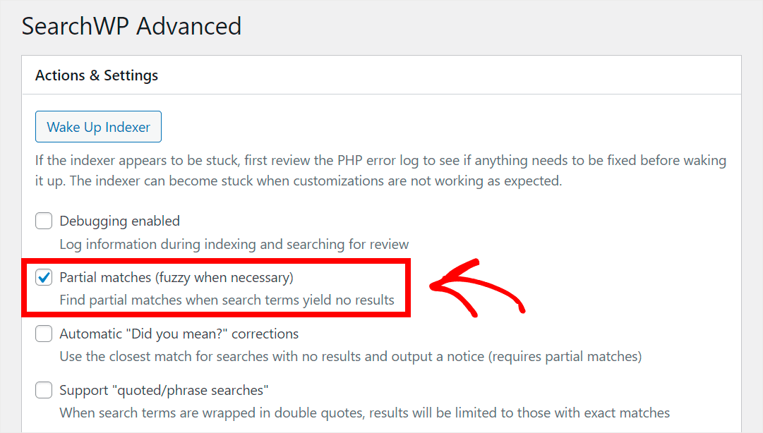 enable fuzzy search with SearchWP - SearchWP enable fuzzy search with SearchWP