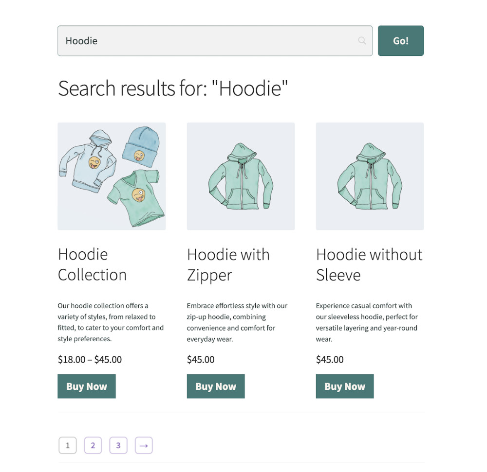 How to customize the WooCommerce search results page: Create Search Form Step 8