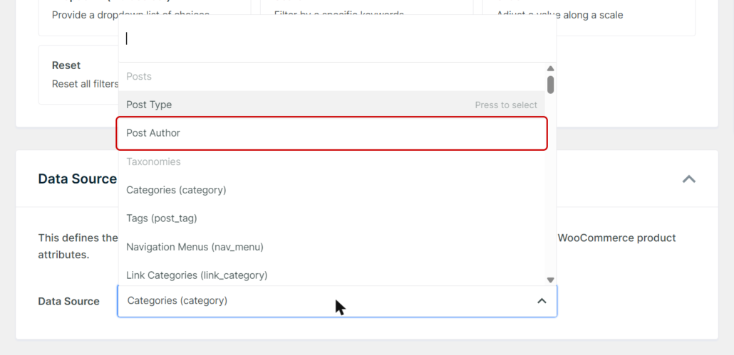 filter-posts-by-author-post-author-data-source - SearchWP filter blog posts by author data source