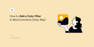 How to add a color filter to WooCommerce
