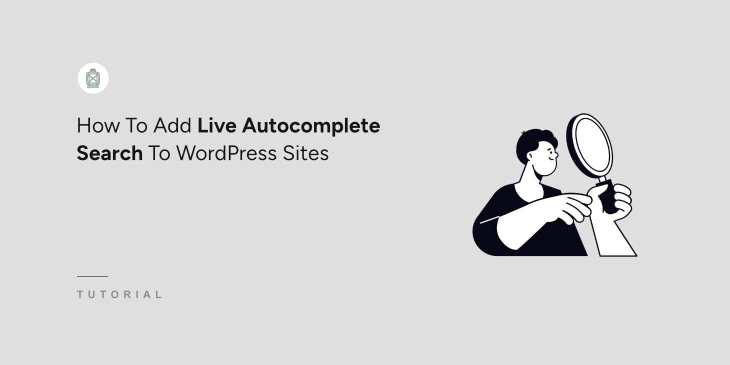 How To Add Live Autocomplete Search To WordPress Sites