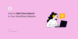 How to add Voice Search to WordPress