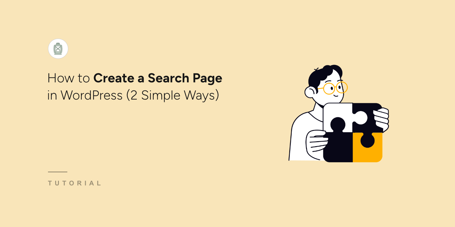How to create a search page in WordPress