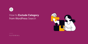 How to exclude category from WordPress search
