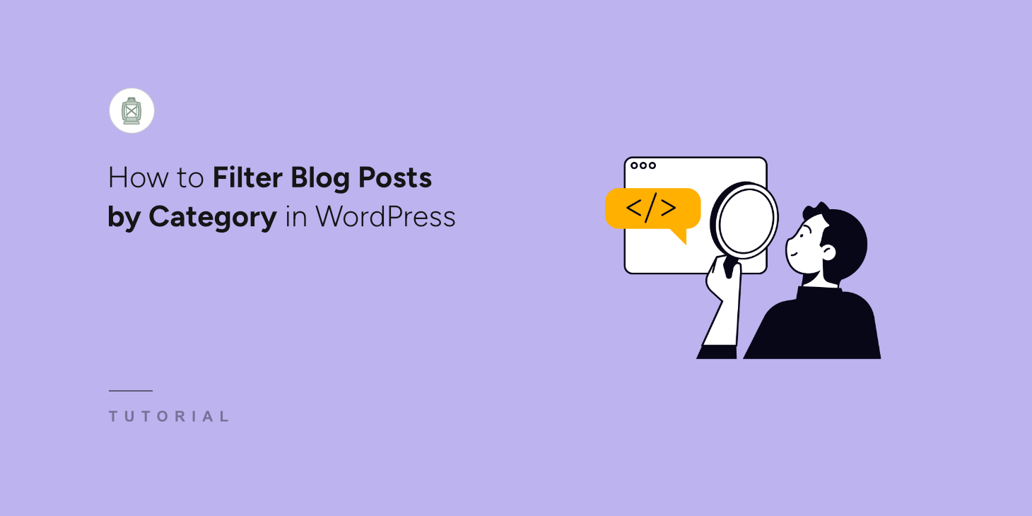 How to filter blog posts by category in WordPress
