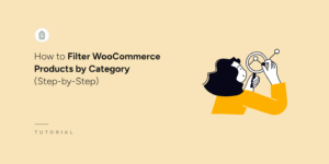How to filter WooCommerce products by categories