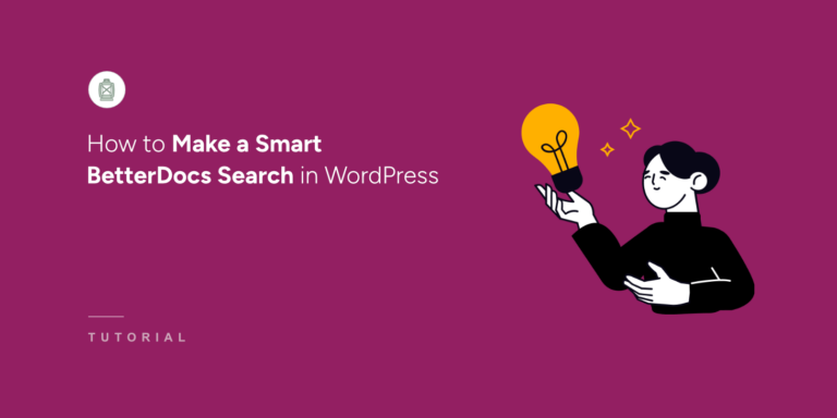 How to Make a Smart BetterDocs Search in WordPress