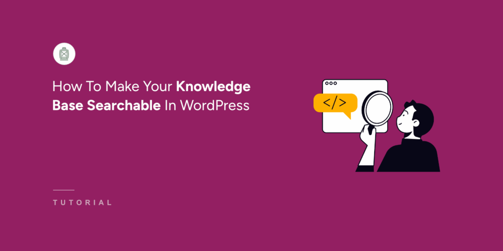 How To Make The Knowledge Base Searchable In WordPress
