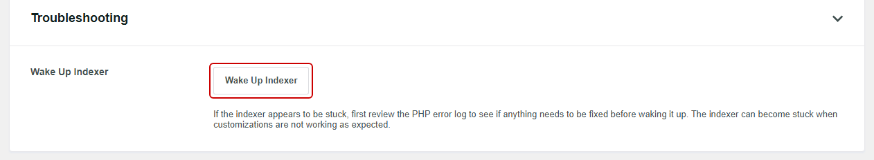 restart a stuck WordPress search index - SearchWP restart a stuck WordPress search index
