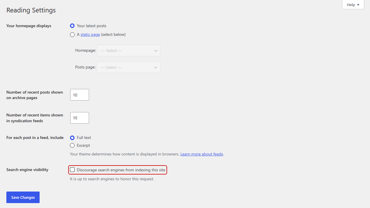 discourage search engines from indexing this site setting - SearchWP discourage search engines from indexing this site setting