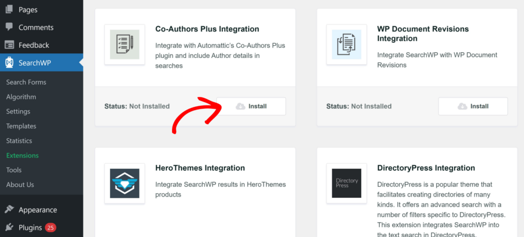 Install Co-Author Plus extension