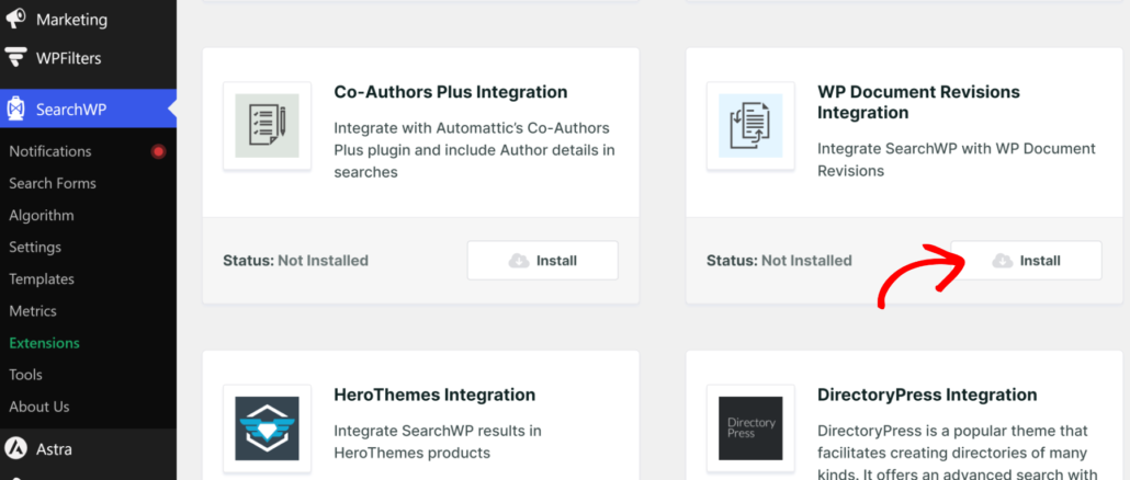 Install WP Document Revisions integration - SearchWP Install WP Document Revisions integration