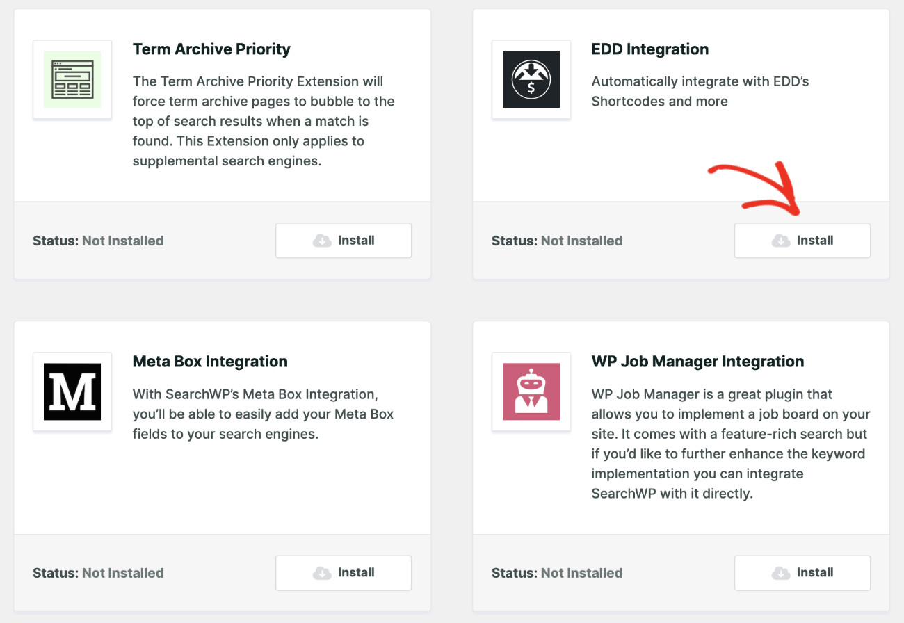 installing-edd-extension - SearchWP Installing EDD integration for SearchWP