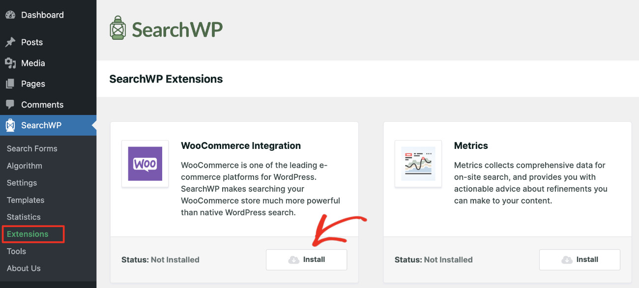 installing-woocommerce-extension - SearchWP Installing the WooCommerce Integration extension for SearchWP