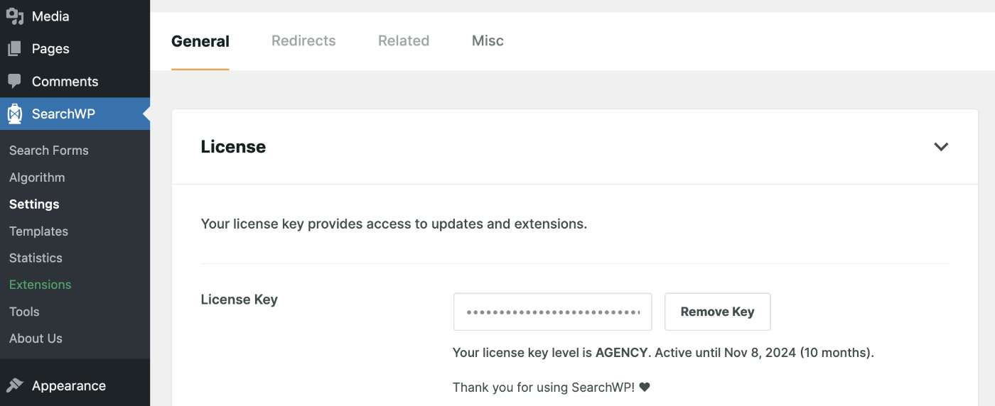 How To Include Shortcode Results In WordPress Search: Install SearchWP Step 6