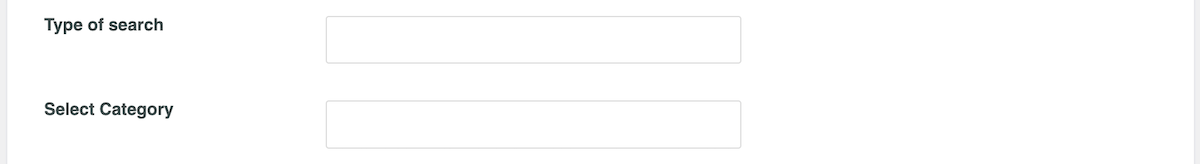 limiting the search results to only the selected sources and categories 