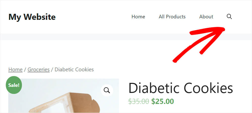 Magnifying glass icon