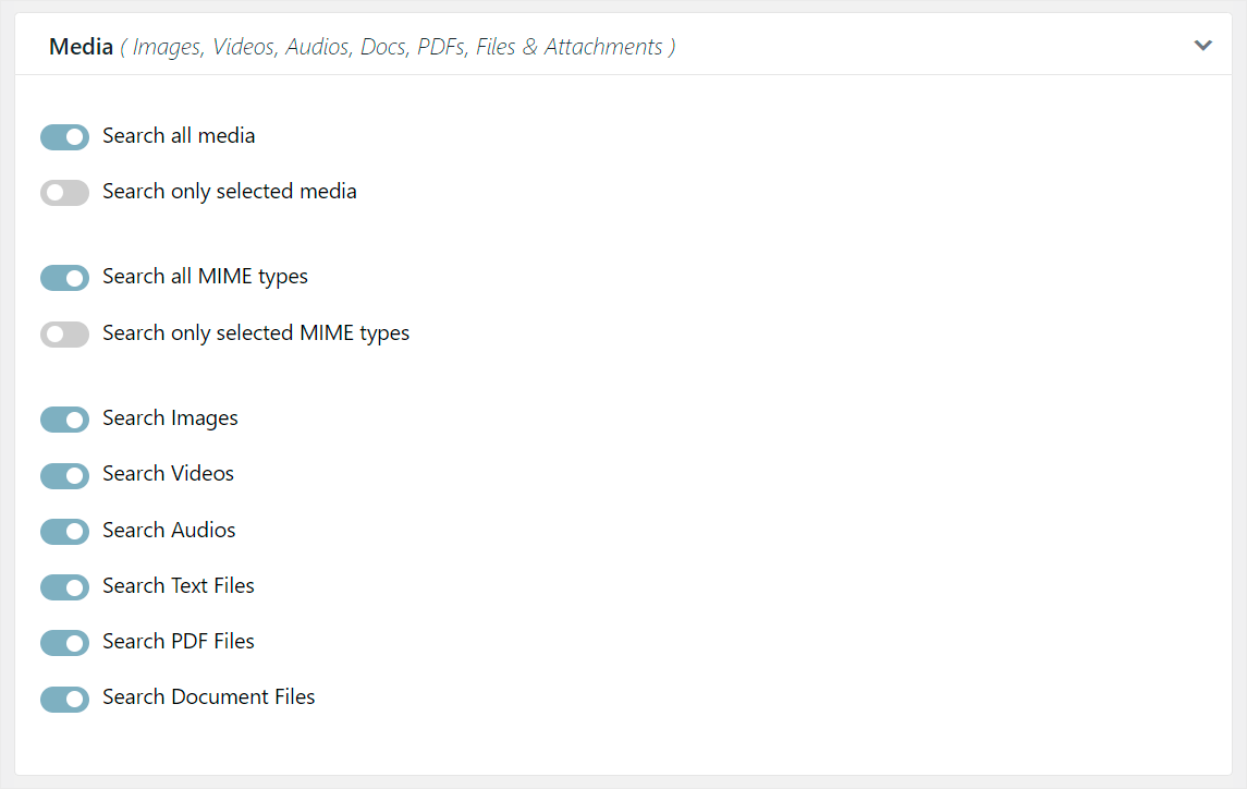 make media files searchable - SearchWP make media files searchable